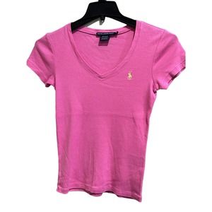 Ralph Lauren Sport Women’s Short Sleeve Tee Shirt Size Small Pink